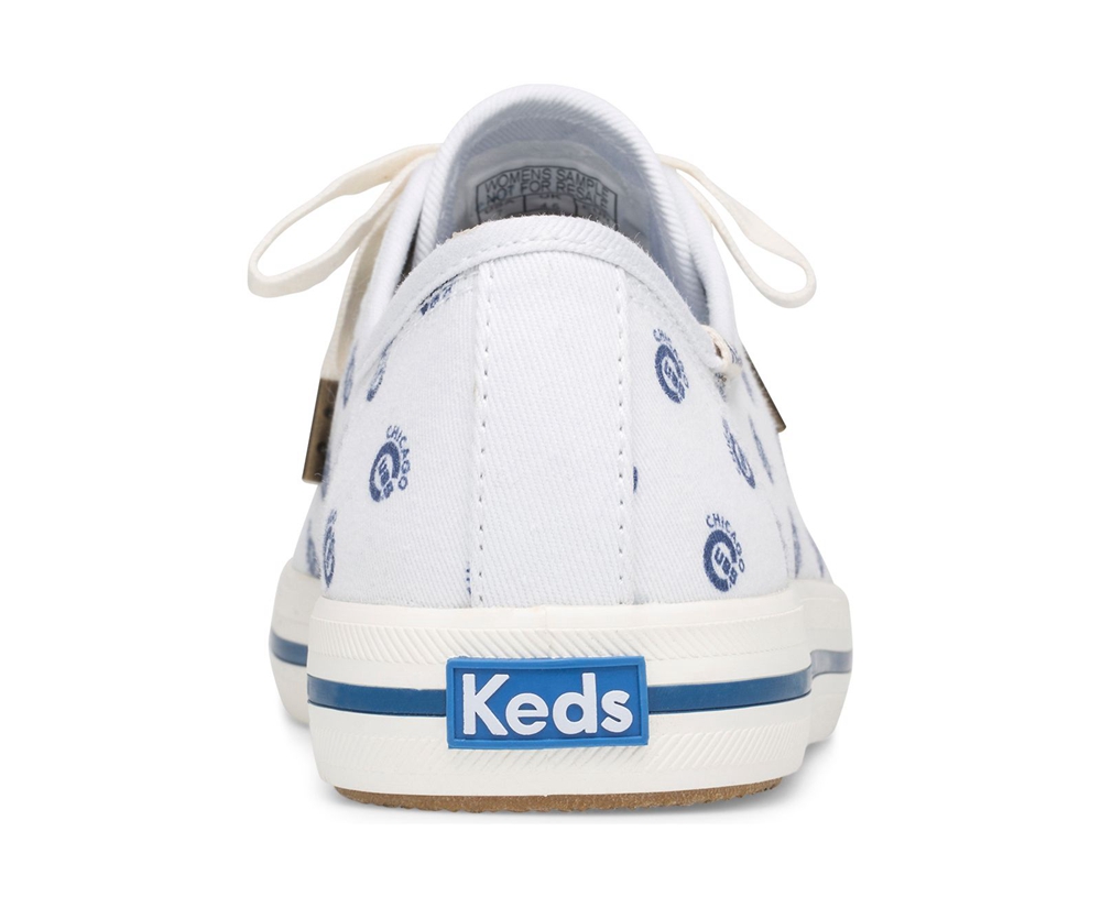 Zapatillas Keds Mujer Blancas/Azules - Kickstart Mlb® - 960-HPYTZR